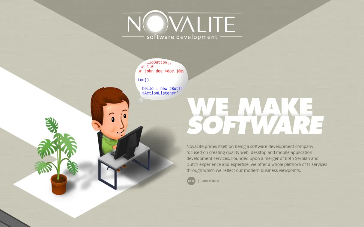 Animated storytelling website
